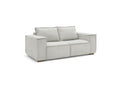 Chelsea - Sofá recto convertible con apertura exprés - Tejido texturizado - 160X200