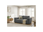 Chelsea - Sofá recto convertible con apertura exprés - Tejido texturizado - 160X200