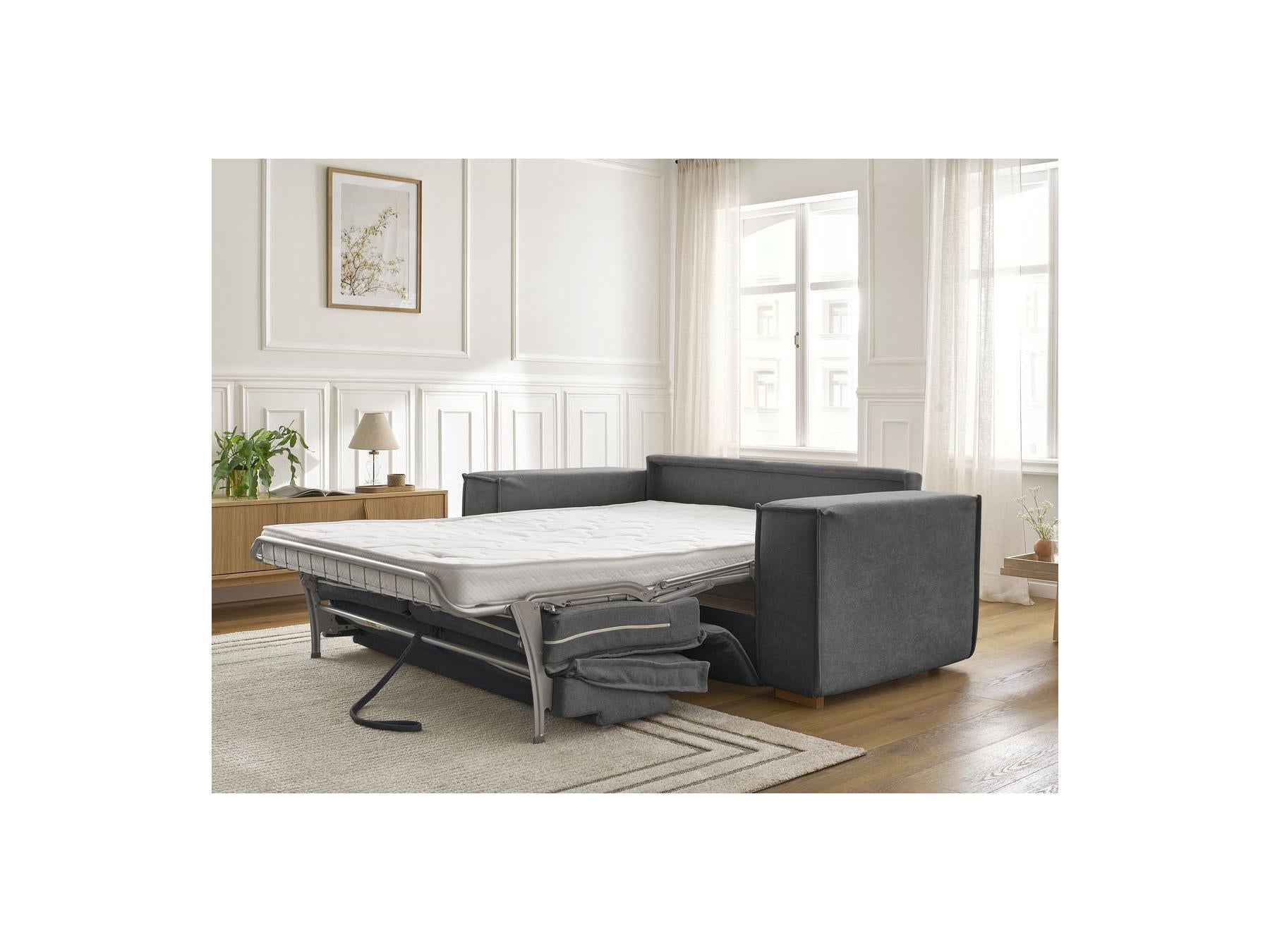 Chelsea - Sofá recto convertible con apertura exprés - Tejido texturizado - 160X200