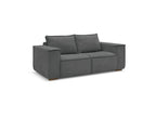 Chelsea - Sofá recto convertible con apertura exprés - Tejido texturizado - 160X200