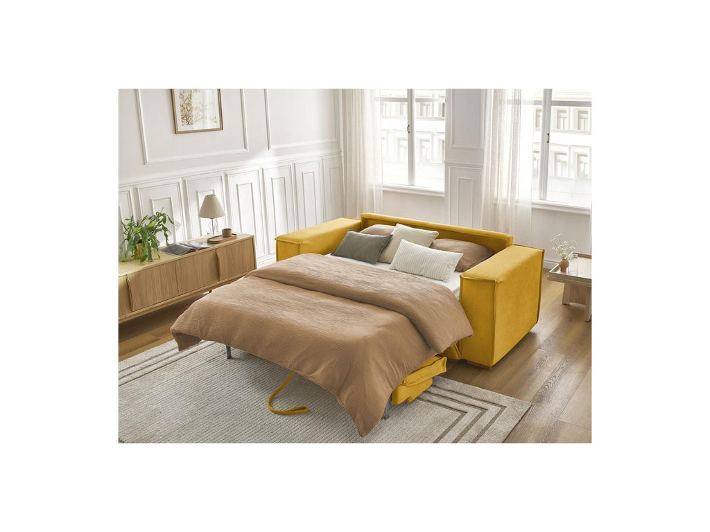 Chelsea - Sofá recto convertible con apertura exprés - Tejido texturizado - 160X200