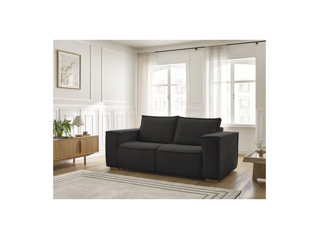 Chelsea - Sofá recto convertible con apertura exprés - Tejido texturizado - 160X200