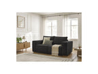 Chelsea - Sofá recto convertible con apertura exprés - Tejido texturizado - 160X200