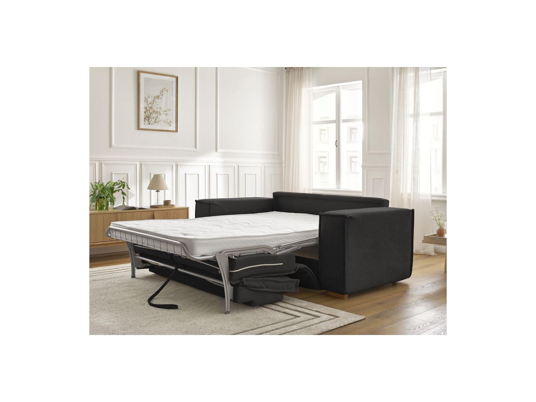 Chelsea - Sofá recto convertible con apertura exprés - Tejido texturizado - 160X200