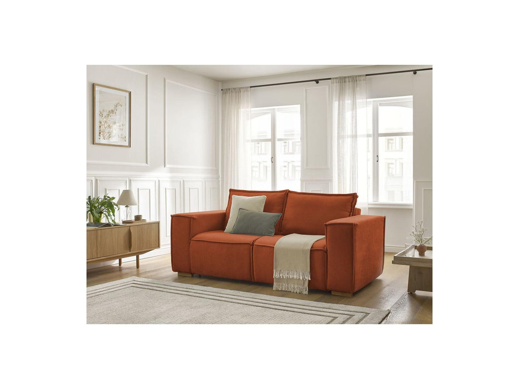 Chelsea - Sofá recto convertible con apertura exprés - Tejido texturizado - 160X200