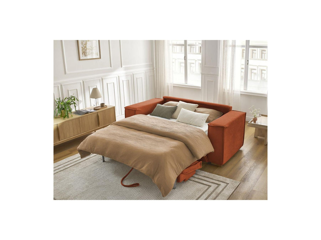 Chelsea - Sofá recto convertible con apertura exprés - Tejido texturizado - 160X200