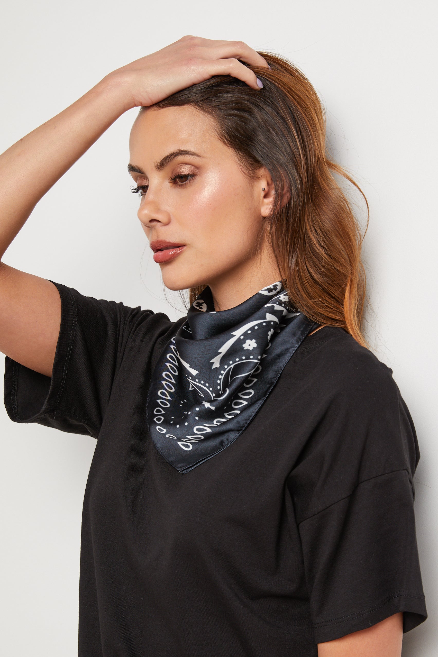 Foulard - Noir - Femme