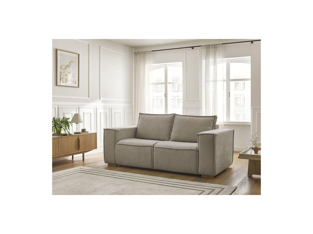 Chelsea - Sofá recto convertible con apertura exprés - Tejido texturizado - 160X200