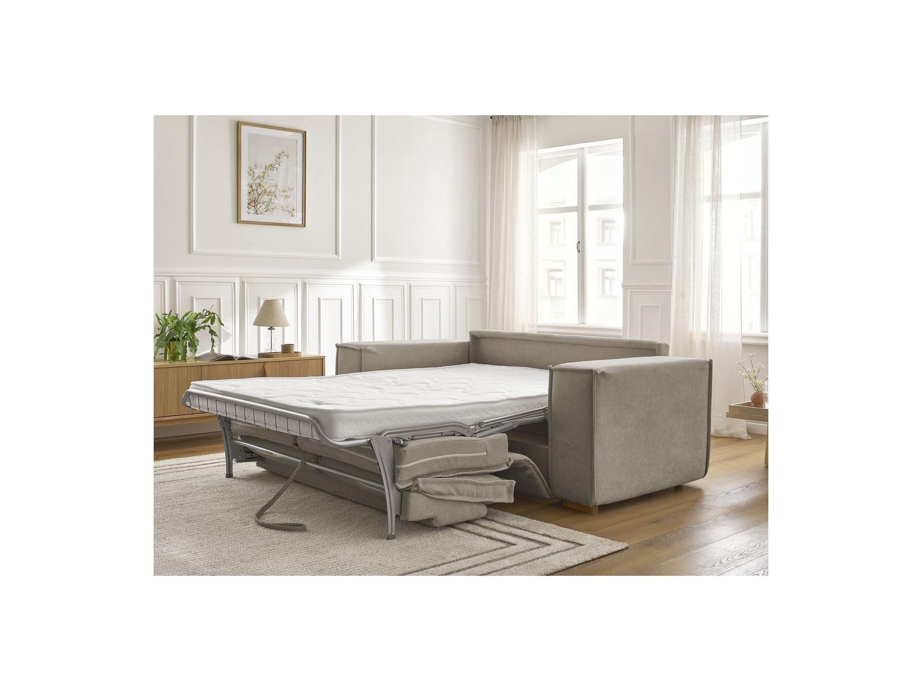 Chelsea - Sofá recto convertible con apertura exprés - Tejido texturizado - 160X200