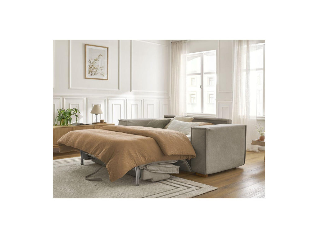 Chelsea - Sofá recto cama con apertura exprés - Tejido texturizado - 140X200