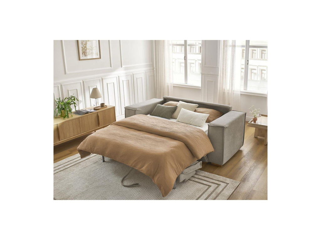 Chelsea - Sofá recto convertible con apertura exprés - Tejido texturizado - 160X200