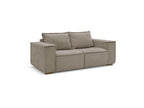 Chelsea - Sofá recto convertible con apertura exprés - Tejido texturizado - 160X200