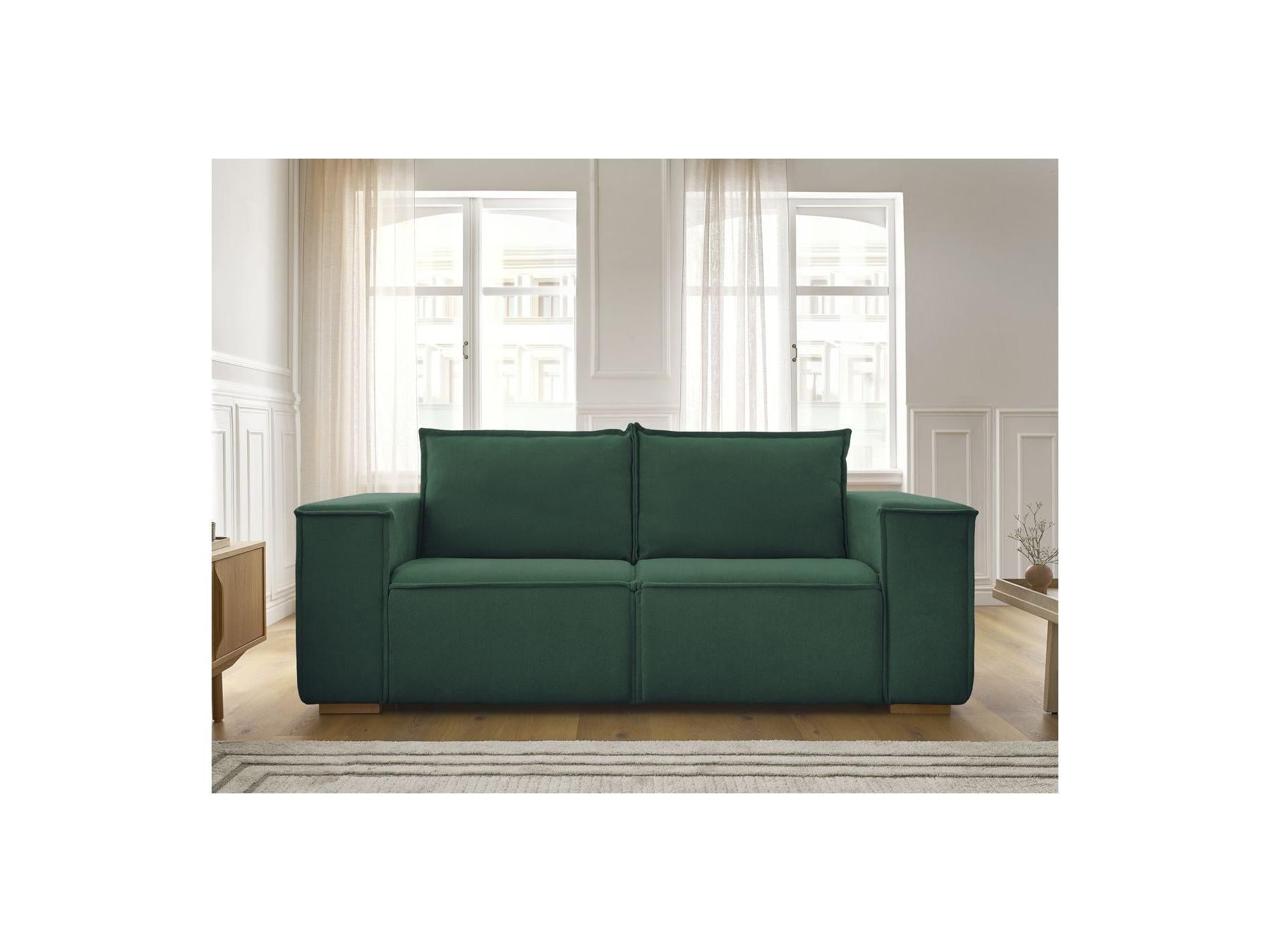 Chelsea - Sofá recto convertible con apertura exprés - Tejido texturizado - 160X200