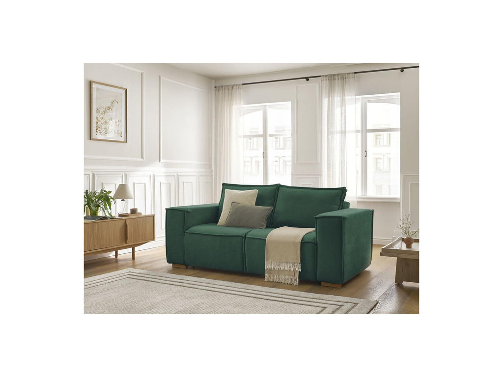 Chelsea - Sofá recto cama con apertura exprés - Tejido texturizado - 140X200