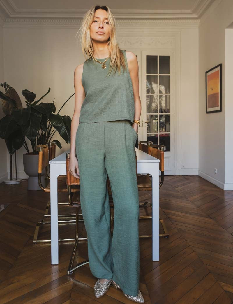Olivgrön Jumpsuit Jade