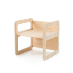 Set Di 2 Sedie/Tavoli Montessori - Naturale