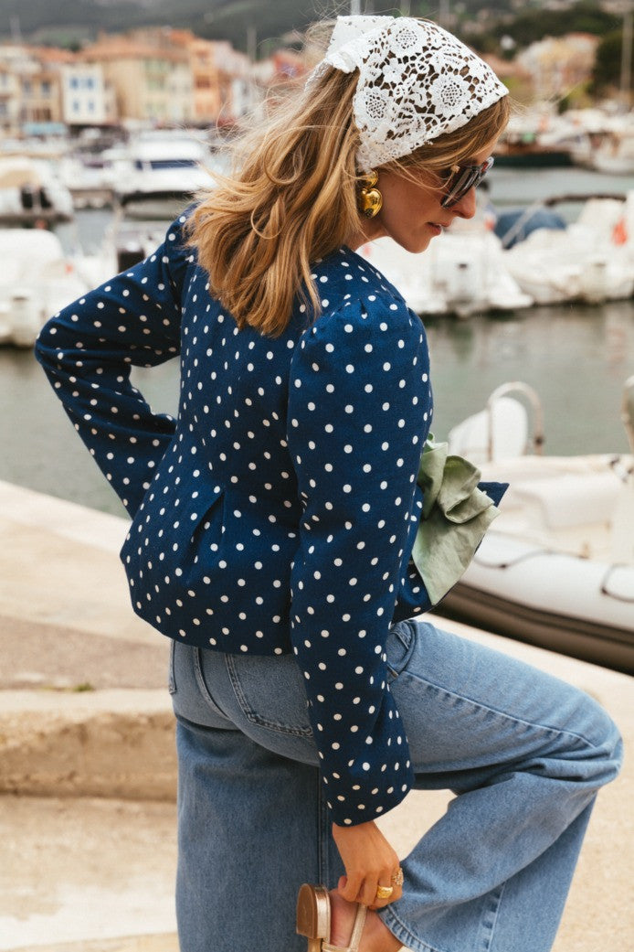 Baptiste Polka Dot Blouse Mossa Sakarli