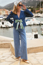 Baptiste Polka Dot Blouse Mossa Sakarli