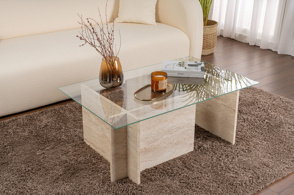 Vetrino - Coffee Table - Travertine
