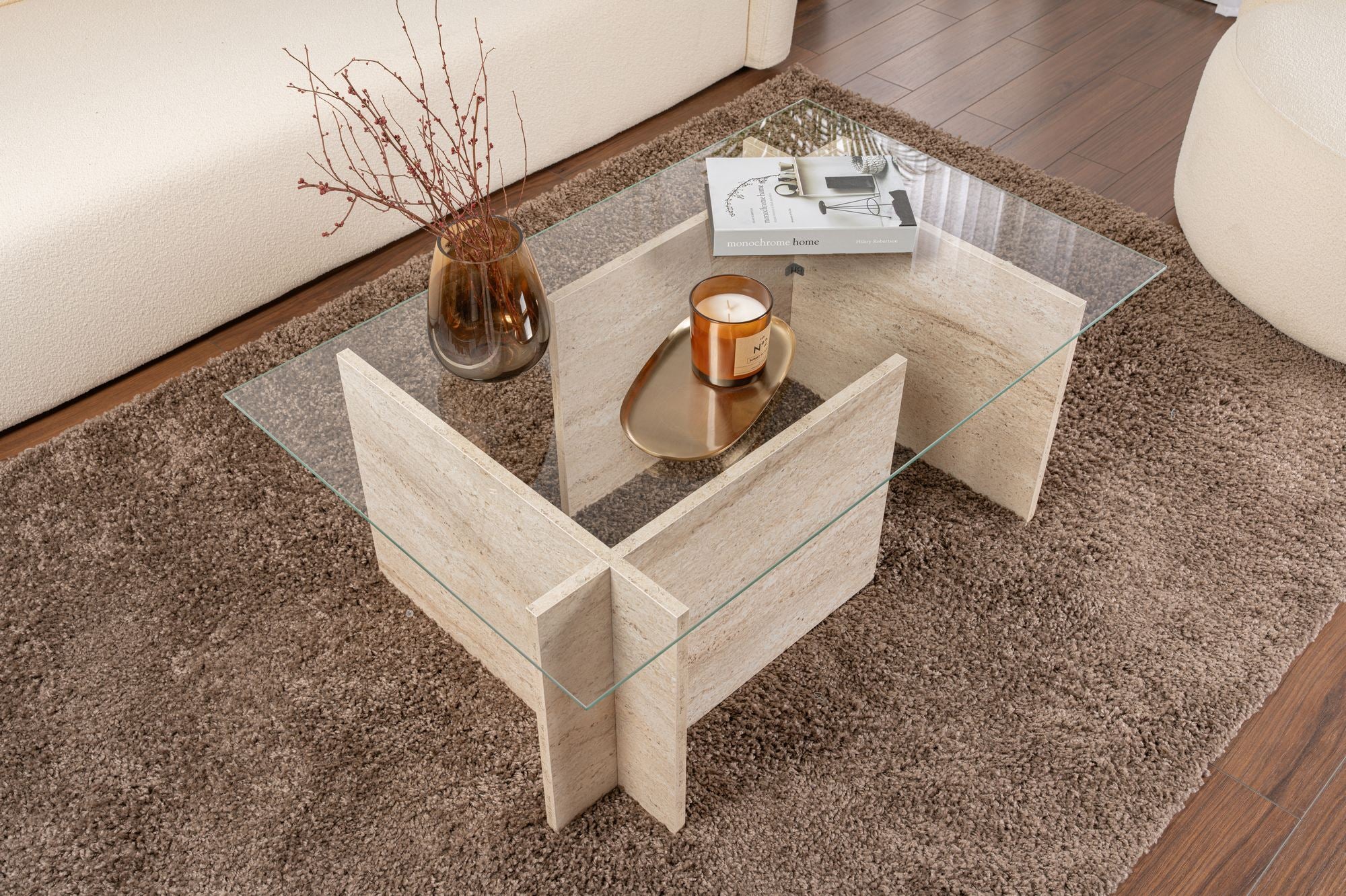Vetrino - Coffee Table - Travertine