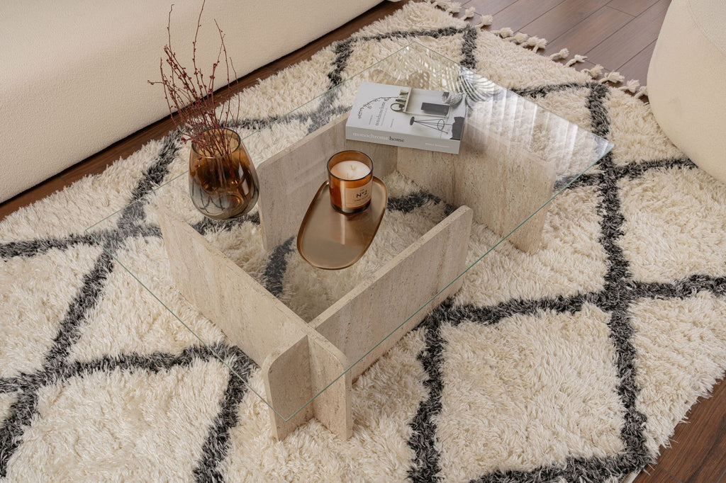 Flavio - Table Basse - Travertine