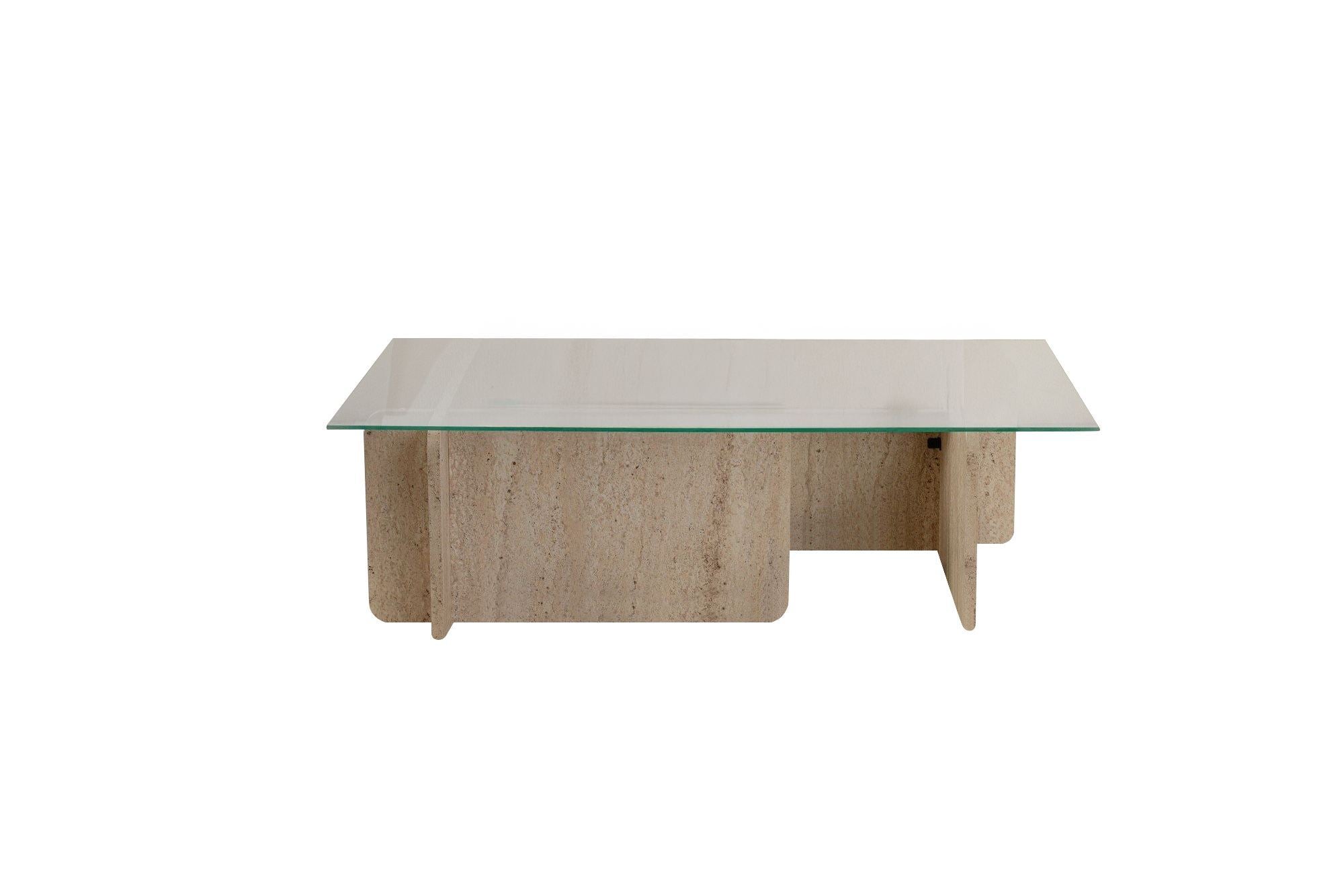 Flavio - Table Basse - Travertine
