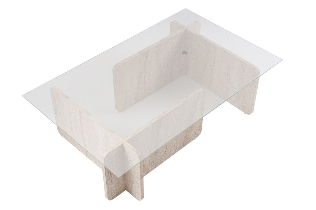 Flavio - Table Basse - Travertine