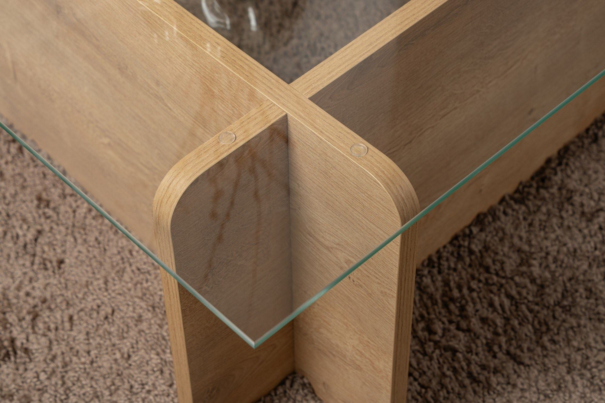 Flavio - Coffee Table - Honey Oak
