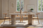 Sablin - Mesa de Comedor - Travertine