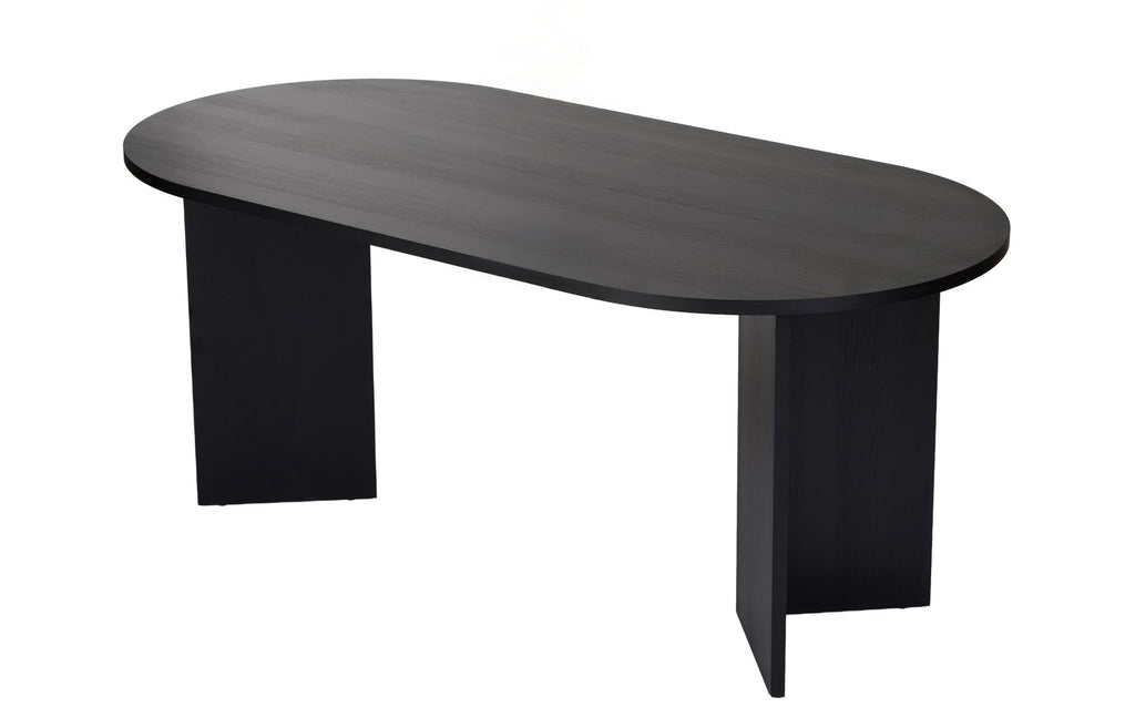 Sablin - Dining Table - Black Wood
