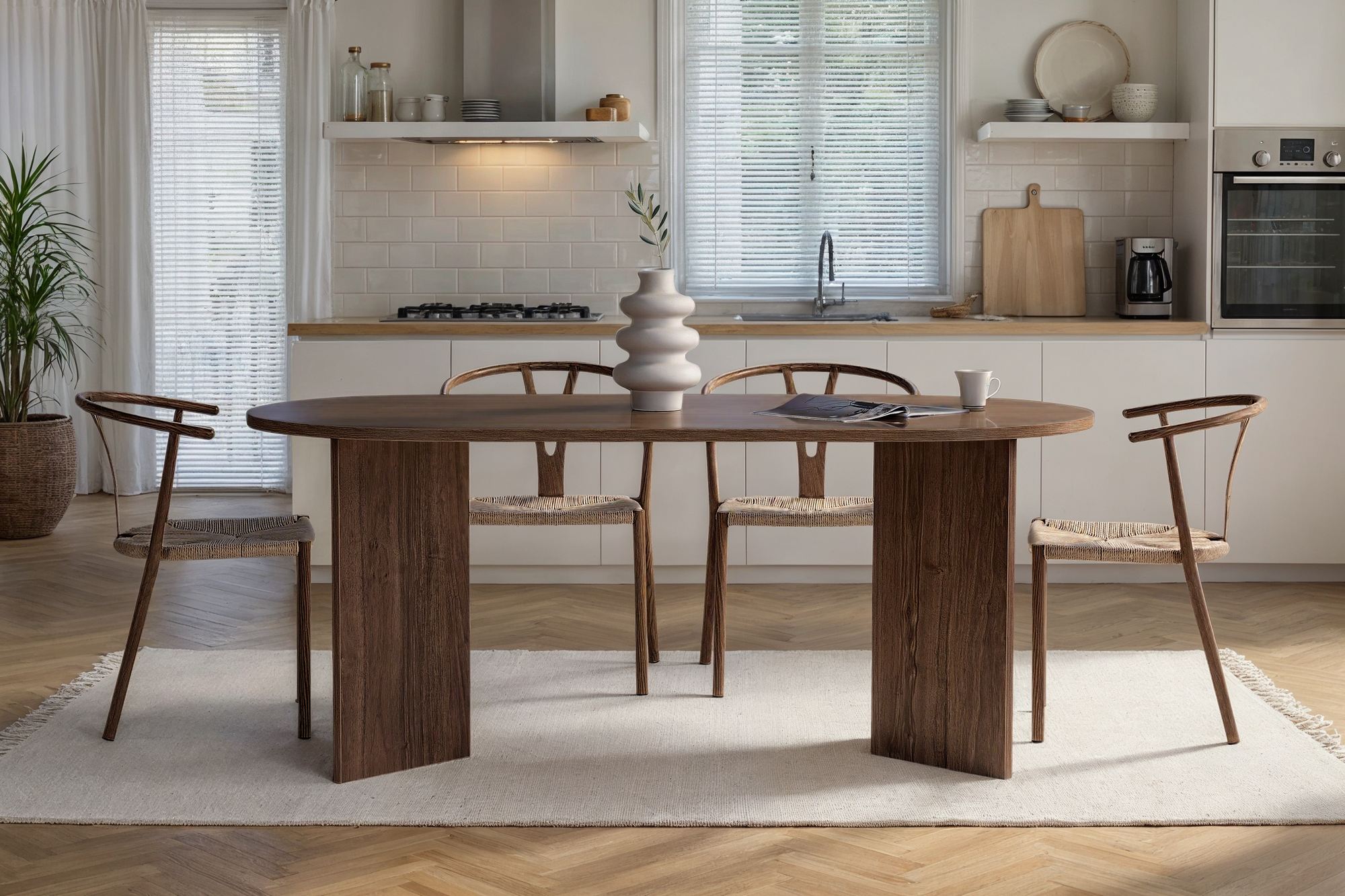 Sablin - Mesa de comedor - Venezia Walnut