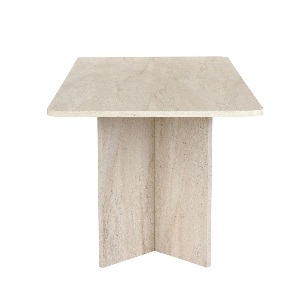 Linza - Dining Table - Travertine