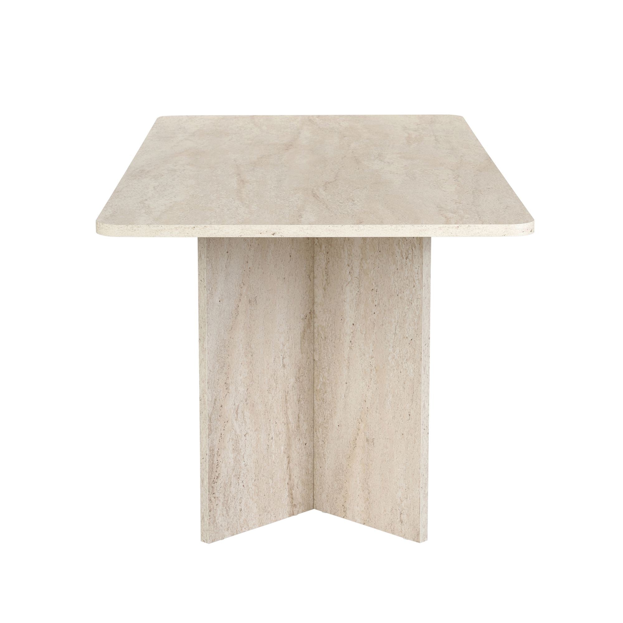 Linza - Dining Table - Travertine