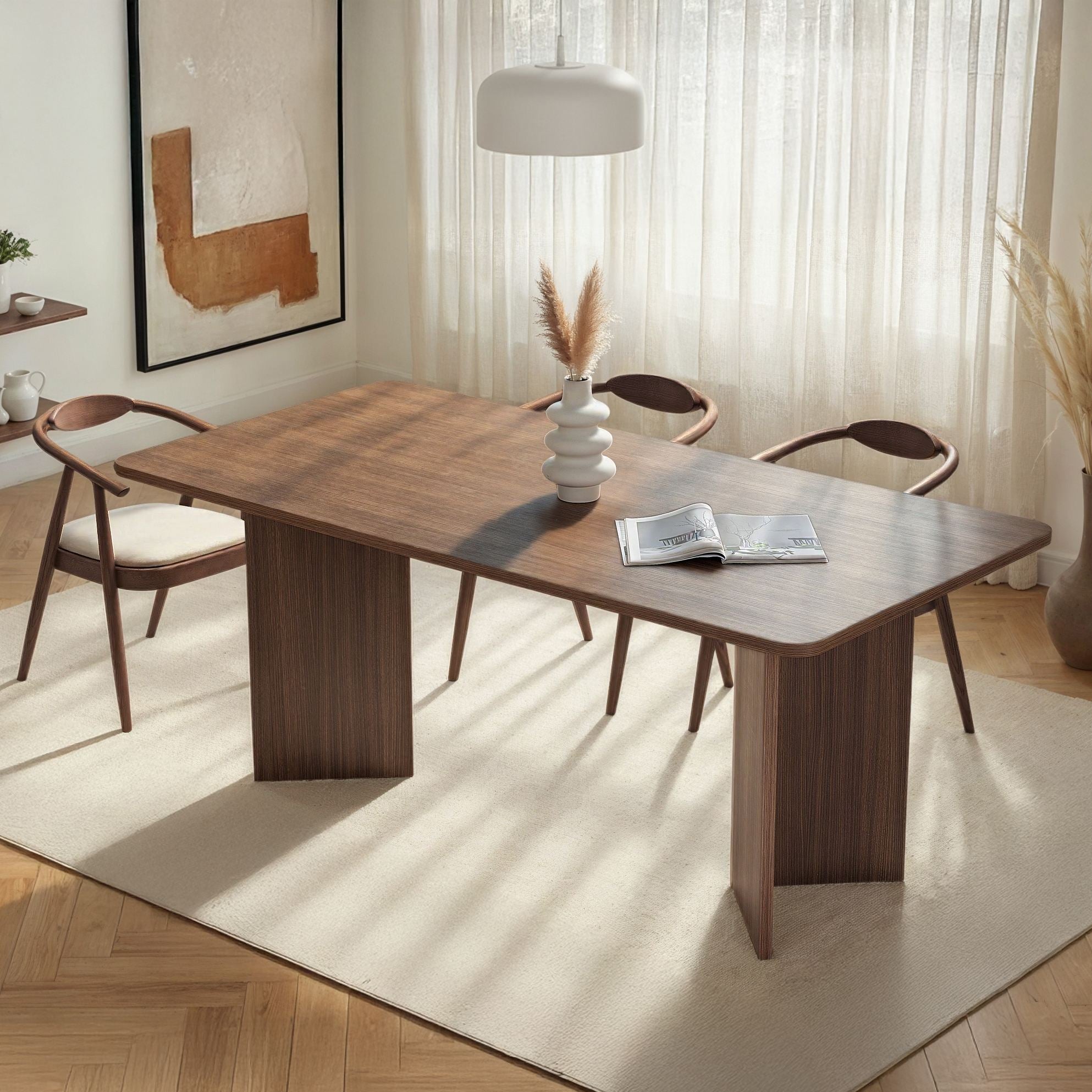 Linza - Table à Manger - Milano Walnut
