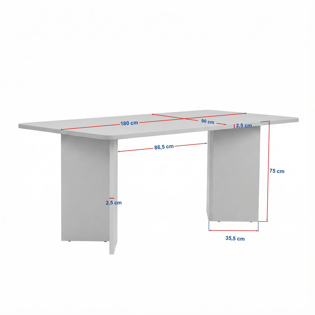 Linza - Table à Manger - Milano Walnut