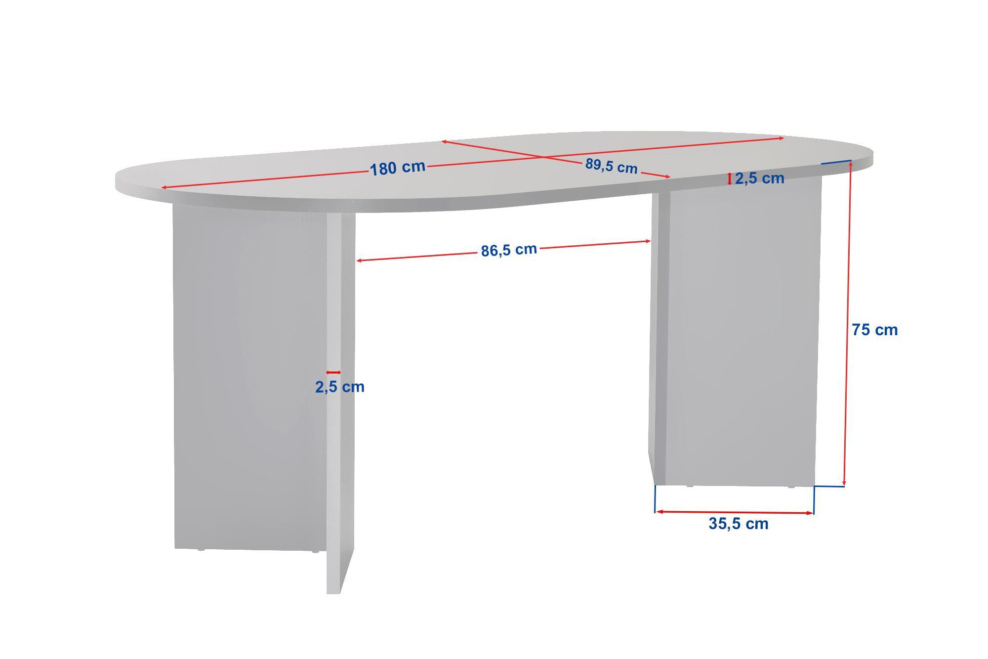 Sablin - Table à Manger - Travertine/Milano Walnut