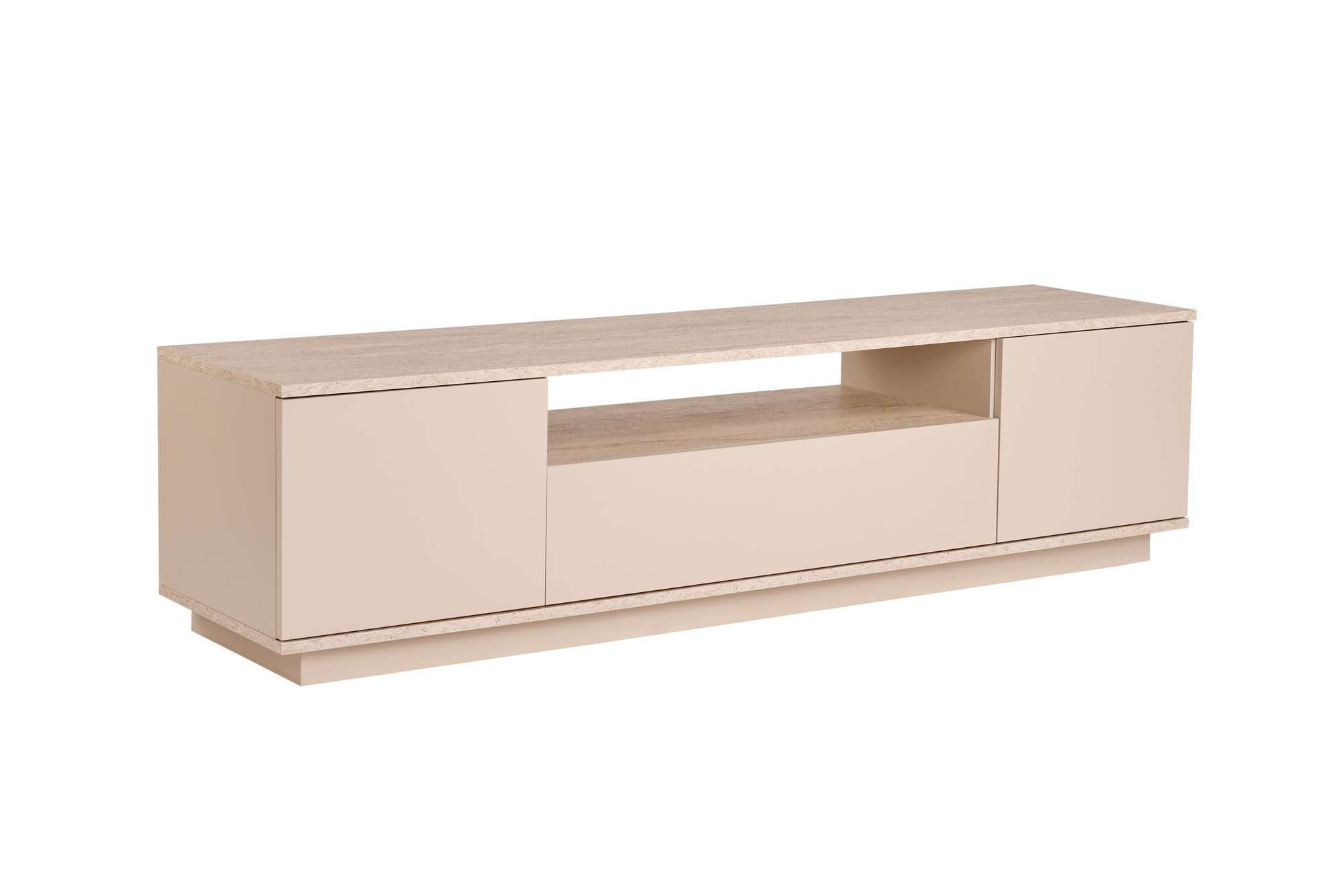 Veramont - Meuble TV - Vison/Travertine