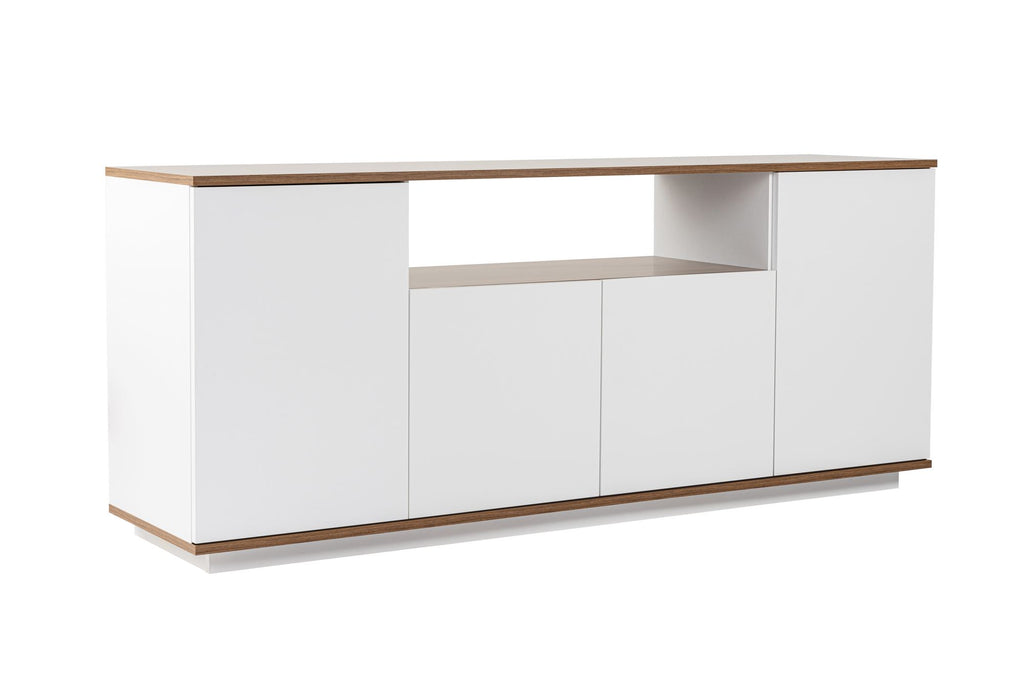 Arista - Console - Blanc/Walnut