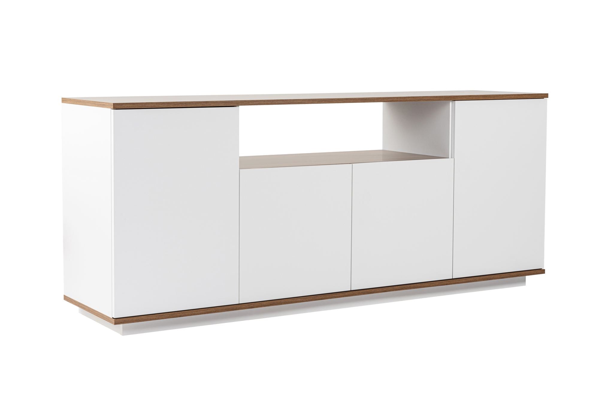 Arista - Console - Blanc/Walnut