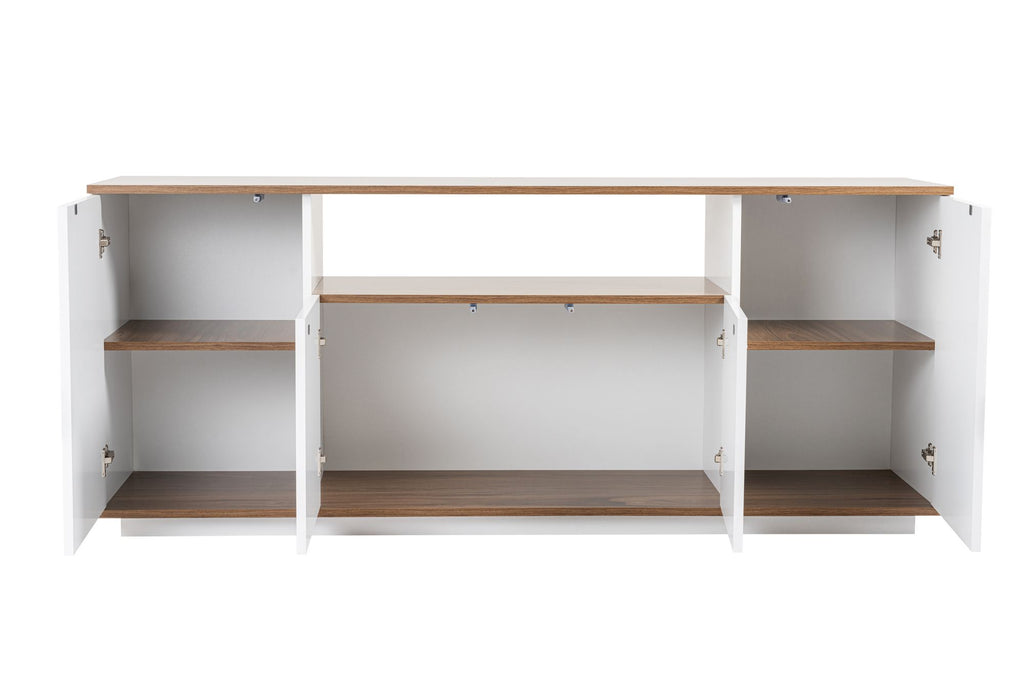 Arista - Console - Blanc/Walnut