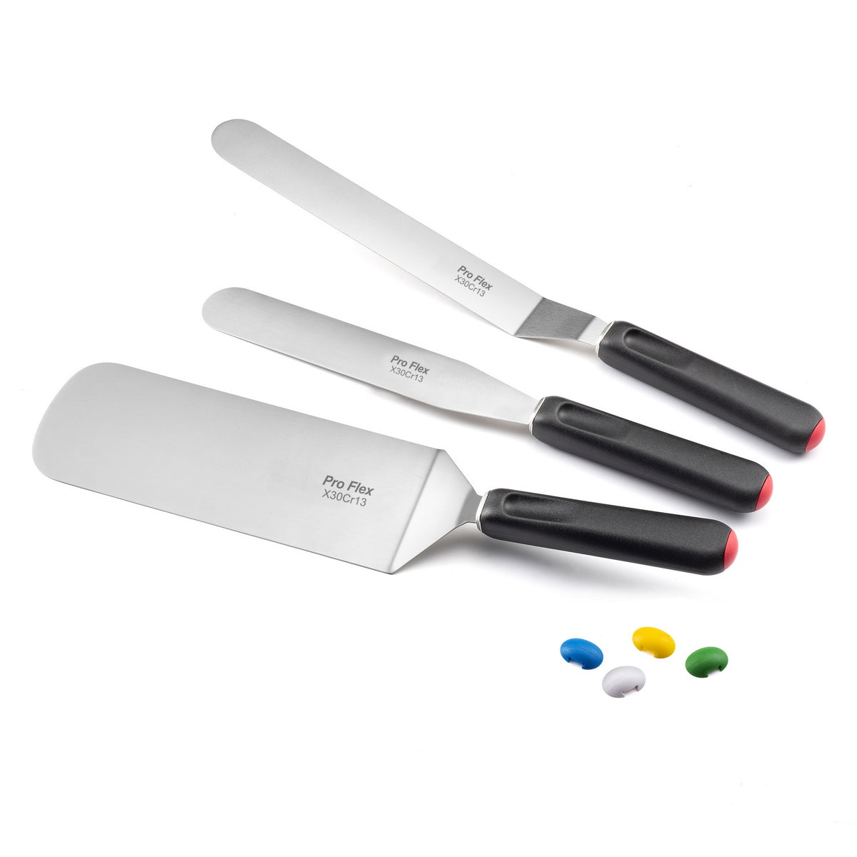 Pro Flex - Set of 3 Pastry Spatulas