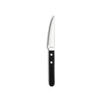 Steak Pizza - Set De 6 Couteaux Et 6 Fourchettes - Noir
