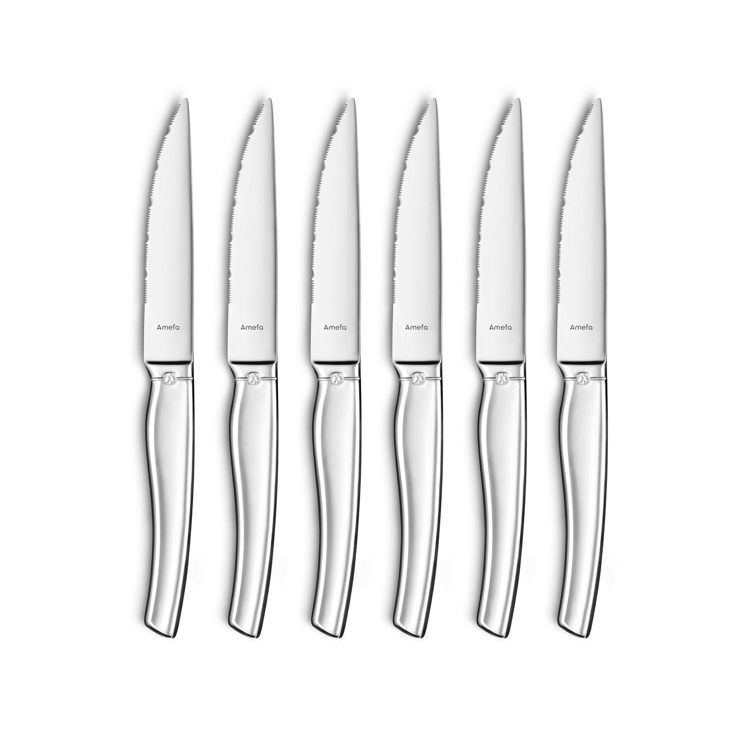 Goliath - Set of 6 Steak Knives - Stainless Steel
