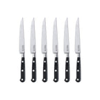Sabatier Trompette - 6 Couteaux Steak Lame Lisse