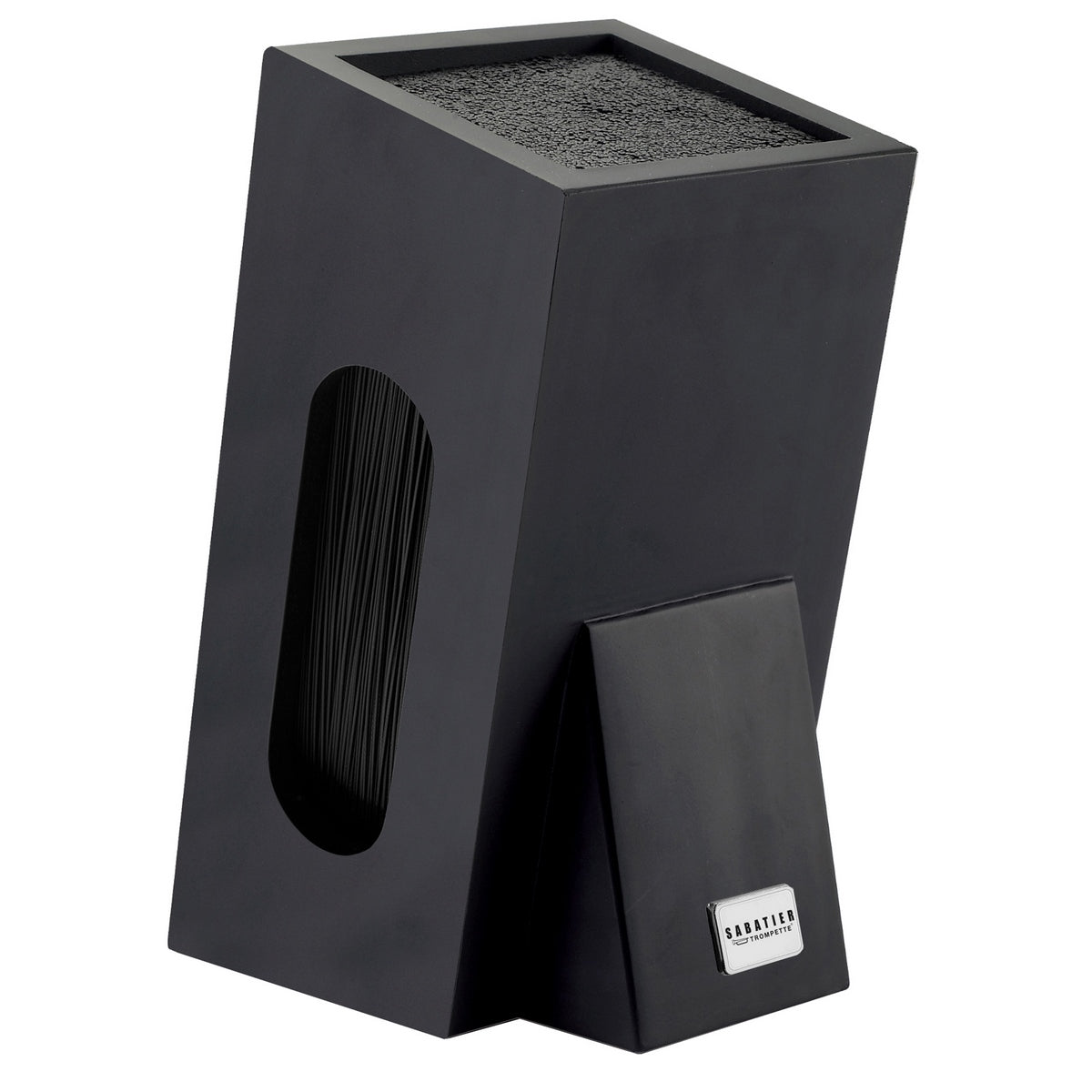 Vulcano - 5-Piece Spaghetti Knife Block - Black Wood