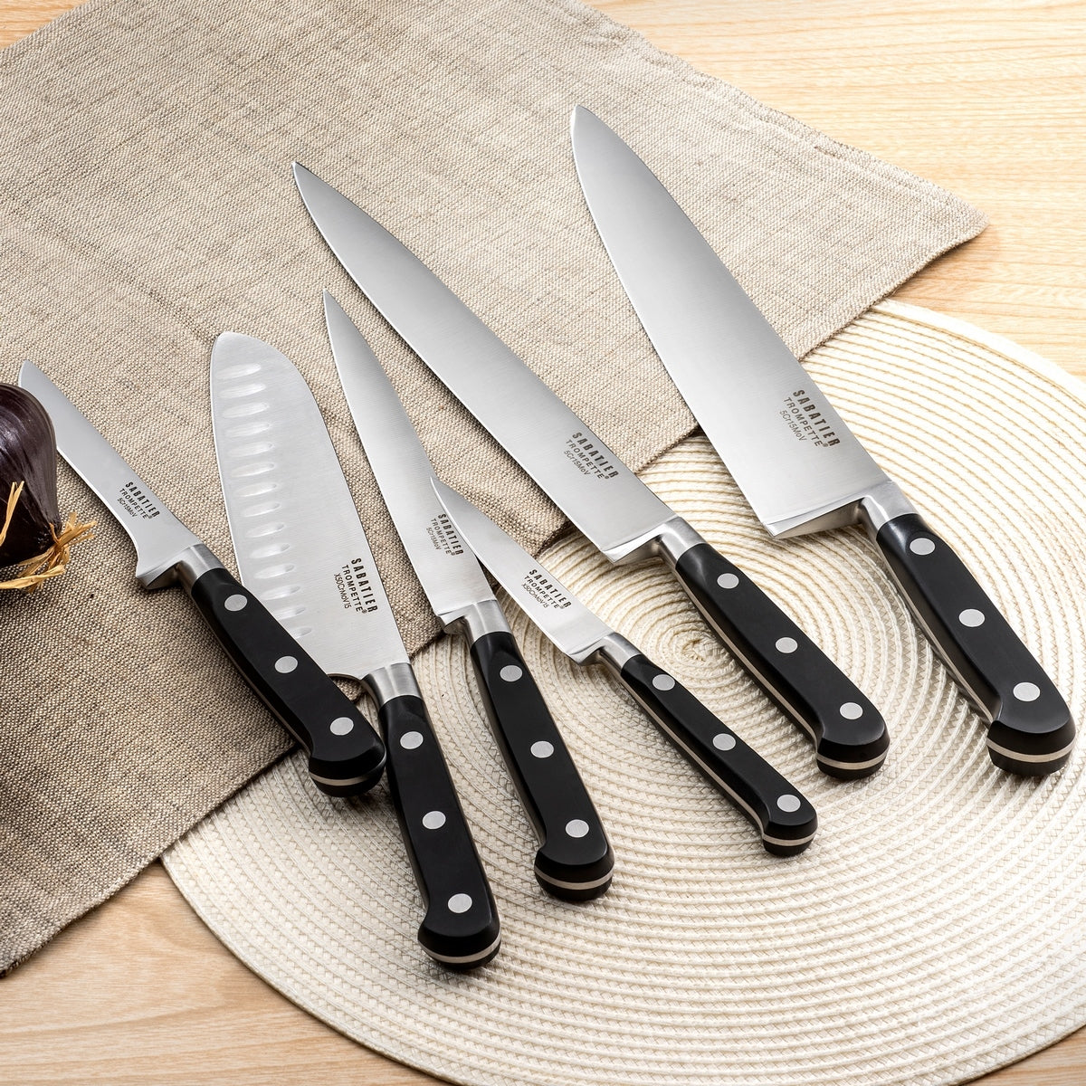 Origin - 5-Piece Knife Block - Black Wood