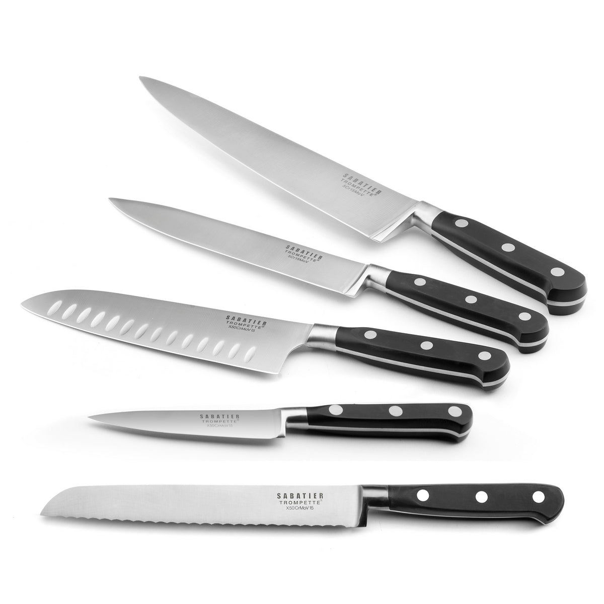 Origin - 5-Piece Knife Block - Black Wood