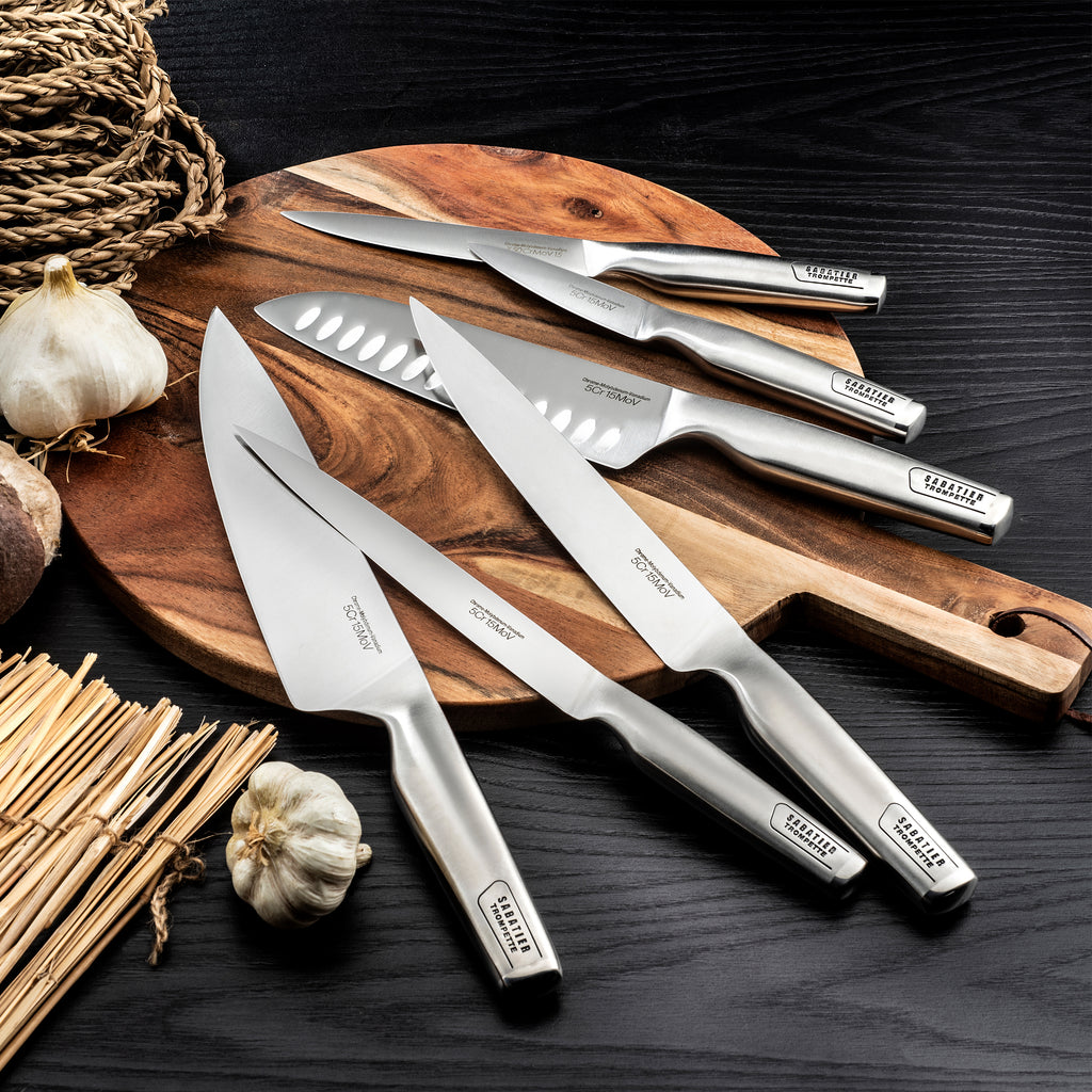 Asean - Cuchillo Santoku 17 Cm - Inox