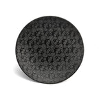 Black Japan - 6 Dessert Plates - Stoneware - Black