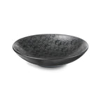 Black Japan - 6 Salad and Pasta Plates - Stoneware - Black